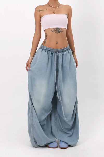 Jeans Vintage Cintura Alta Pierna Ancha Suelta - Image 24