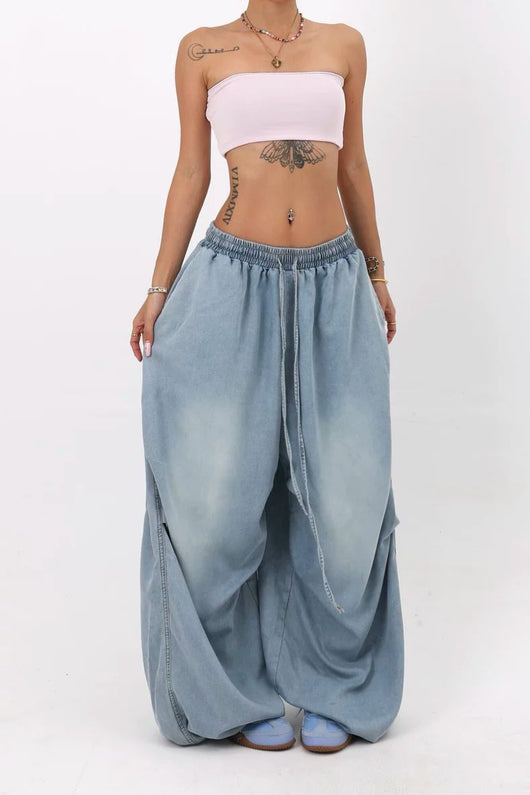 Jeans Vintage Cintura Alta Pierna Ancha Suelta - Image 24