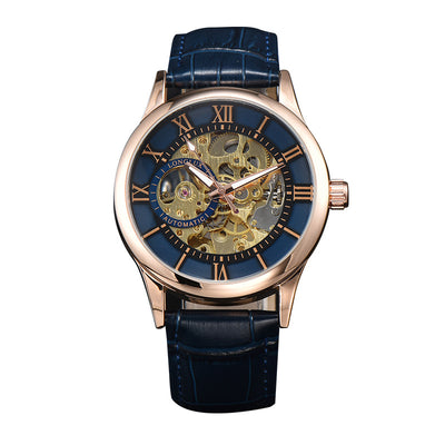 Reloj Mecánico Hombre Escala Romana Resistente al Agua Estilo Ejecutivo - Image 4