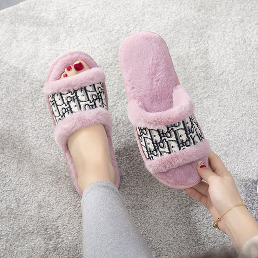 Pantuflas Cálidas para Mujer con Pelaje de Conejo - Antideslizantes y Elegantes - Image 2