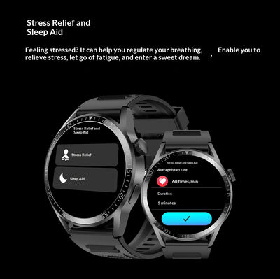 Reloj Inteligente Redondo con Llamadas Bluetooth y Monitor de Salud - Image 12
