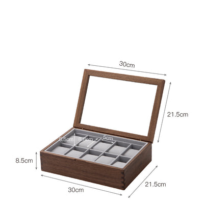Caja Exhibidora de Madera Maciza para Relojes - Image 4