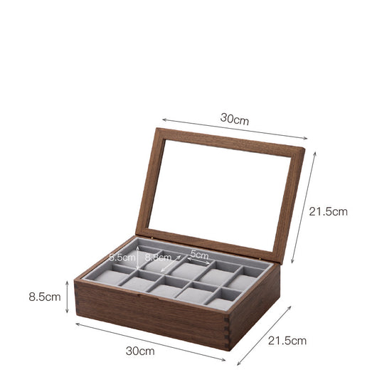 Caja Exhibidora de Madera Maciza para Relojes - Image 4