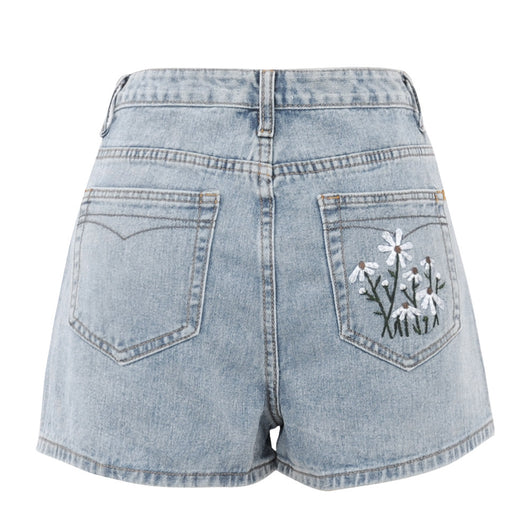 Shorts Denim Cintura Alta para Mujer - Image 6