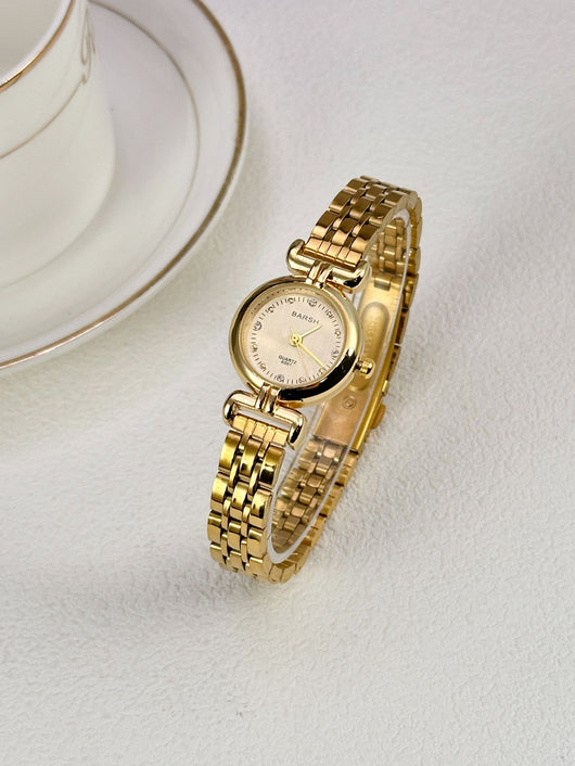 Reloj Dorado para Mujer Estilo Vintage con Pulsera de Acero - Image 13