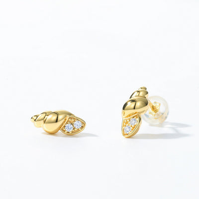 Aretes de Concha Marina con Estilo Festivo - Diseño Elegante en Plata - Image 2
