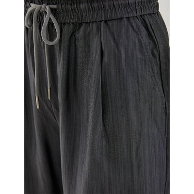 Shorts Tencel Hombre Verano - Corte Recto Suelto Estilo Casual Moderno - Image 7
