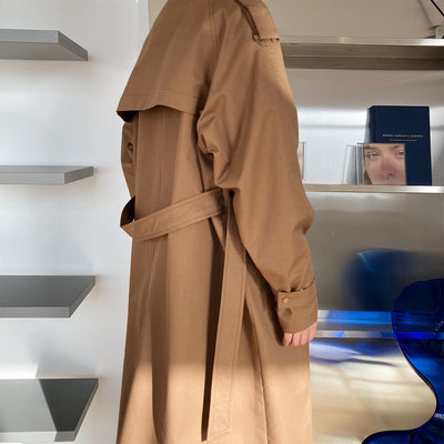 Abrigo Impermeable Largo Estilo Coreano para Mujer - Corte Suelto y Elegante - Image 16