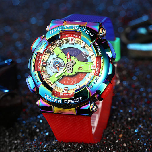Reloj Deportivo Dual Pantalla Luminosa Resistente al Agua - Image 6