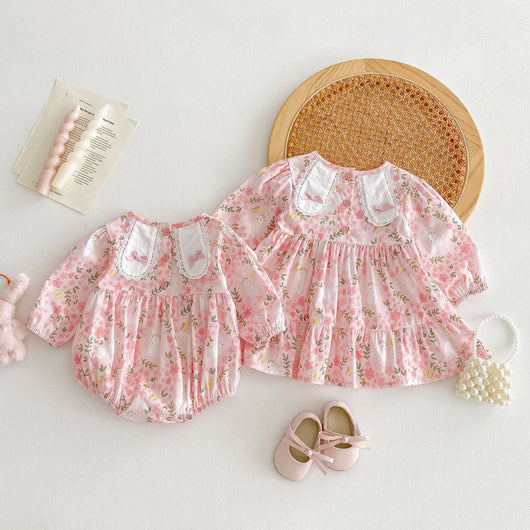 Mameluco Floral para Bebé Diseño Conejito - Image 17