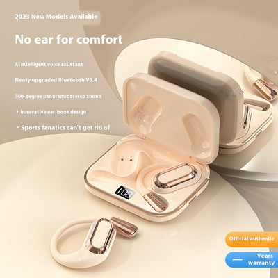 Auriculares Bluetooth con Micrófono - Diseño Ergonómico sin Conducción Ósea