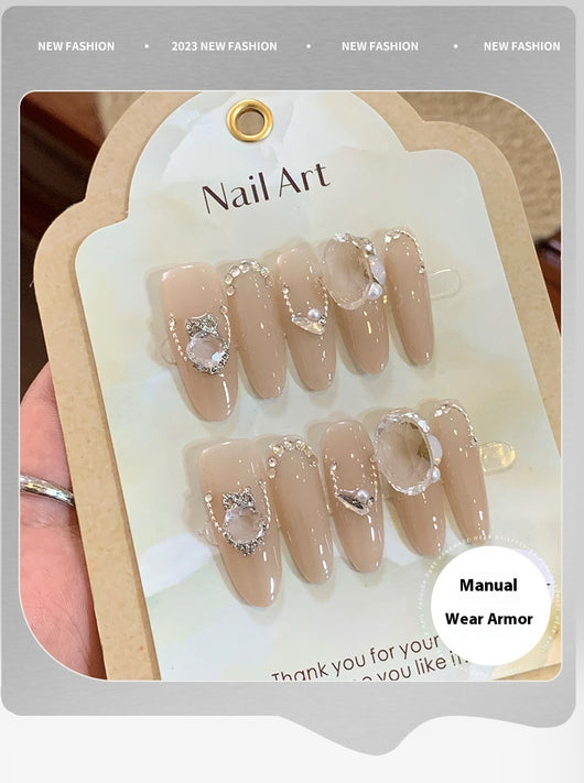 Uñas Postizas Desmontables Blancas para Otoño e Invierno - Image 11