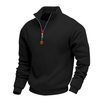 Sudadera Deportiva Cuello Alto con Cierre Medio para Hombre - Image 4