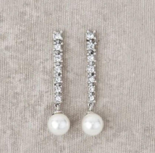 Aretes de Plata Esterlina con Perla y Zirconia - Diseño Elegante Premium - Image 8