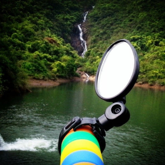 Espejo Retrovisor 360° para Bicicleta - Reflector de Seguridad Giratorio