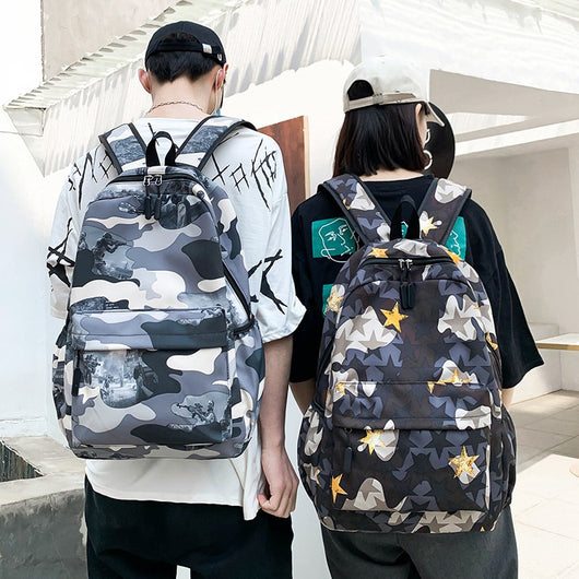 Mochila Canvas Grande Personalizada con Diseño Graffiti