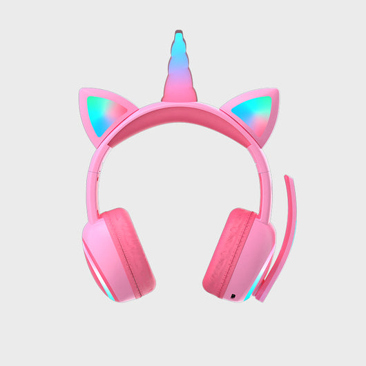 Auriculares Bluetooth Infantiles con Orejas de Gato y Luz LED - Image 9