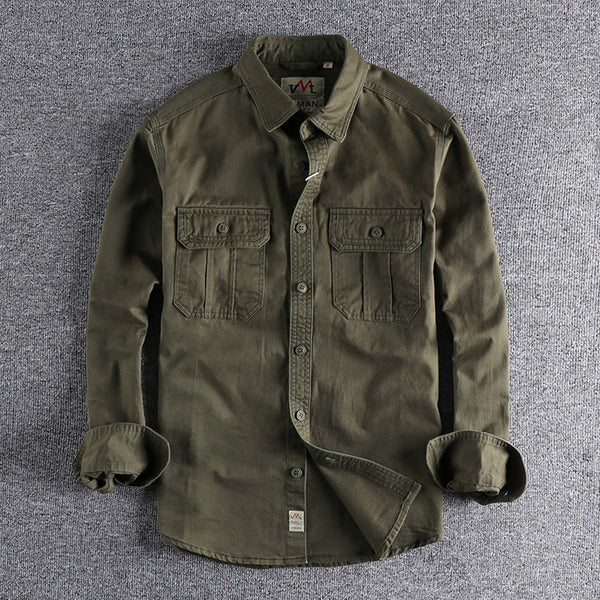 Chaqueta Camisa Multibolsillos para Trabajo - Lavado Fácil - Image 6