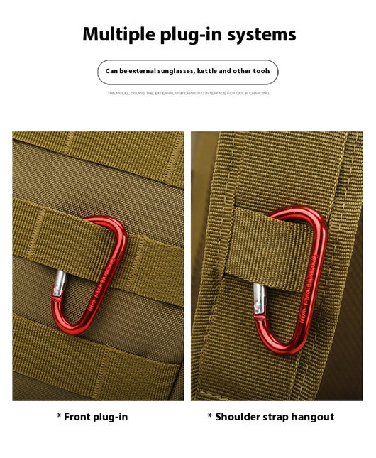 Bolsa Táctica Crossbody Camuflaje para Hombre - Gran Capacidad Multifuncional - Image 13