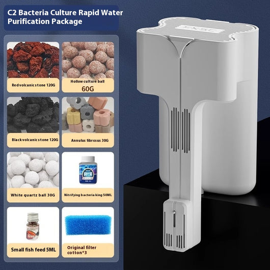 Sistema de Filtro Externo Crazy Water Plants para Acuarios con Cascada Mural Tres en Uno - Image 8