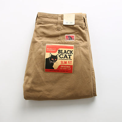 Pantalones Casuales Rectos de Algodón Twill Retro para Hombre - Image 6