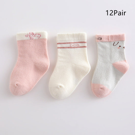 Calcetines de Algodón para Bebé con Animales de Dibujos Animados - Image 12