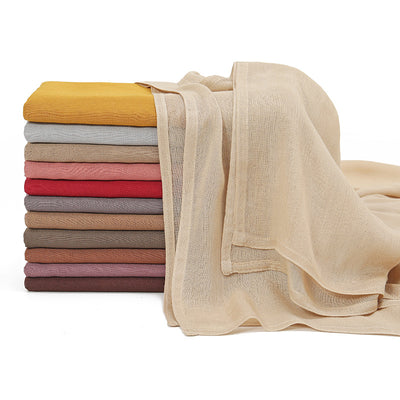 Pañuelo Modal Rayon Malayo Indonesio Colores Sólidos Transpirable - Image 62