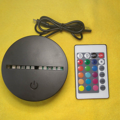 Lámpara de Escritorio LED Acrílica con Control Remoto y Carga USB - Image 12