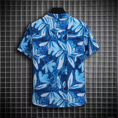 Camisa Casual Suelta de Diseño Exclusivo para Hombre Talla Grande Verano - Image 4