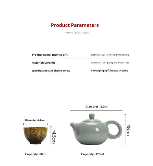 Juego de Té Porcelana Fina - Regalo Corporativo y Cultural - Image 6