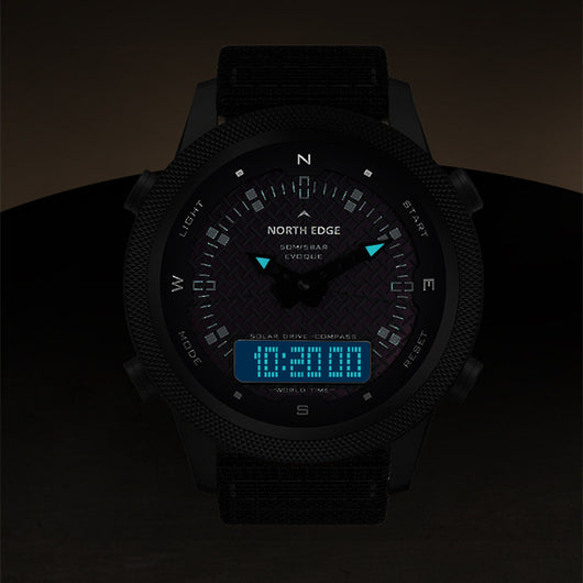 Reloj Deportivo Solar Resistente al Agua para Actividades al Aire Libre - Image 8