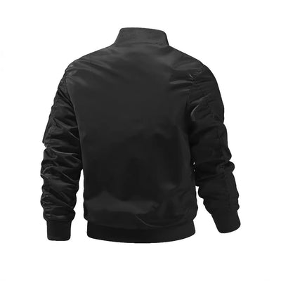 Chaqueta Piloto Deportiva para Hombre - Estilo Baseball con Cierre - Image 3