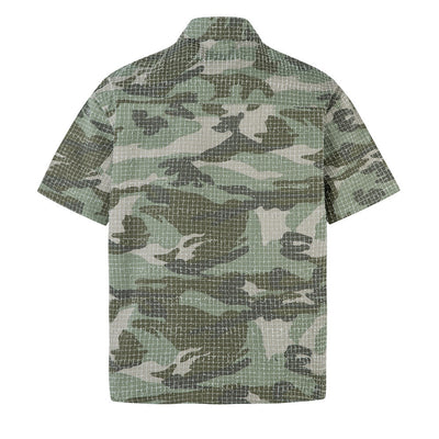 Camisa Retro Camuflaje Americana Manga Corta para Hombre - Image 17