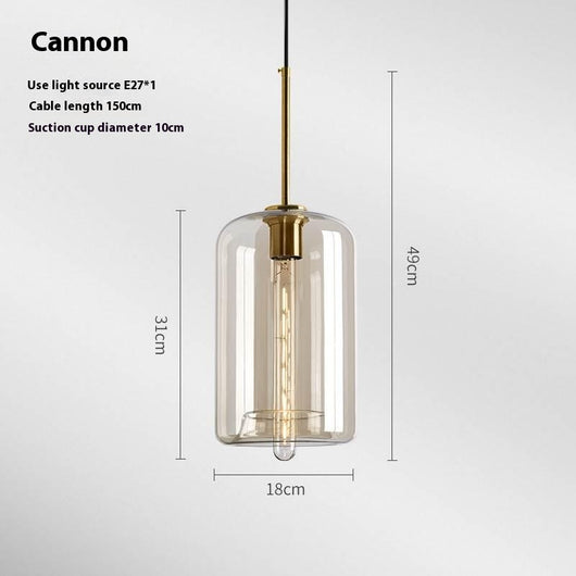 Lámpara Vintage de Cristal para Restaurante y Dormitorio - Image 13