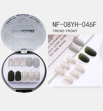 Uñas Postizas Coreanas Removibles Waterproof - Set 30 Piezas Manicura Instantánea - Image 30