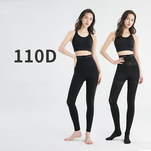 Pantimedias Reductoras 110D con Levantador de Glúteos y Control de Abdomen Negro - Image 2