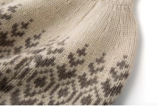 Suéter Cuello Alto Holgado Mujer Invierno - Tejido Grueso y Cálido - Image 9