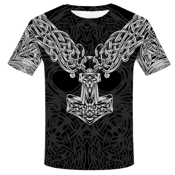 Playera Hombre Viking Tattoo - Diseño Moderno PLstar Cosmos