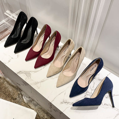 Tacones Altos Stiletto Negros Multiusos para Mujer - Image 4