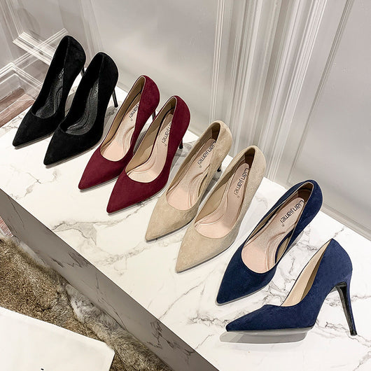 Tacones Altos Stiletto Negros Multiusos para Mujer - Image 4