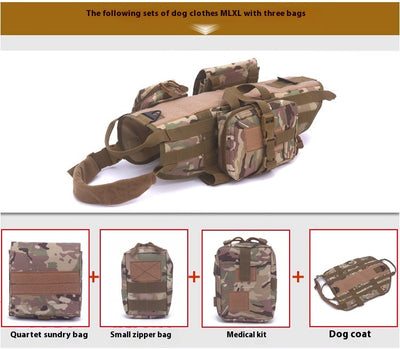 Chaleco Táctico Impermeable para Perros en Nylon Resistente - Image 14