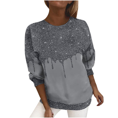 Blusa Casual Estampado Gotas de Lluvia para Mujer - Image 13