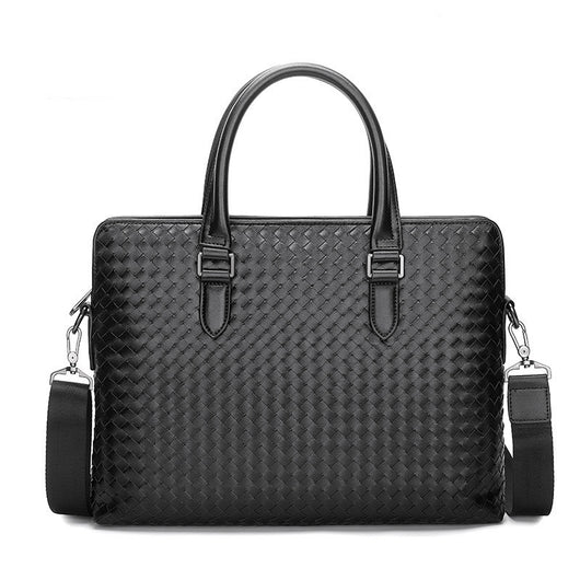 Bolso Tejido Casual Coreano para Hombre - Porta Documentos - Image 14