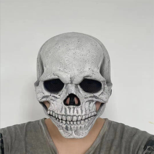 Máscara Cráneo Móvil 3D con Mandíbula Articulada - Disfraz Horror Profesional - Image 6