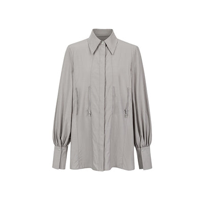 Blusa Reductora Suelta con Cierre y Manga Larga Ajustadora - Image 4