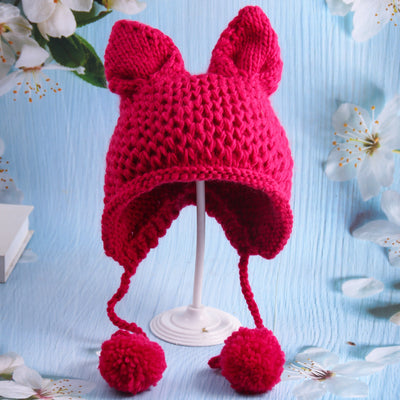 Gorro Tejido con Orejas de Gato Infantil - Image 18