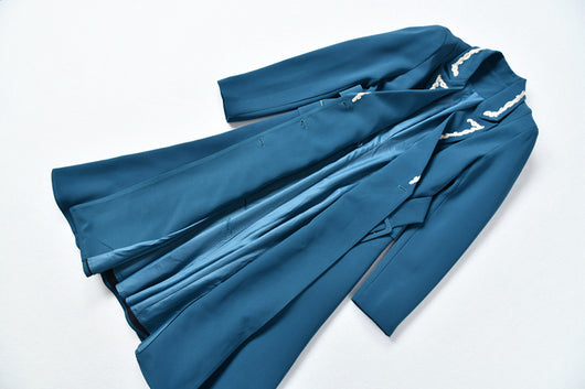 Vestido Ejecutivo Doble Botonadura con Cinturón Ajustado para Mujer - Image 23