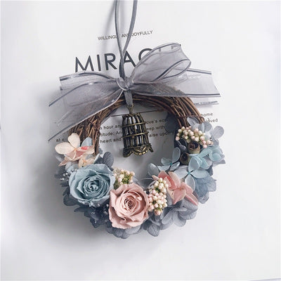 Kit DIY de Anillo con Flores Preservadas - Decoración para Salón y Auto - Image 10