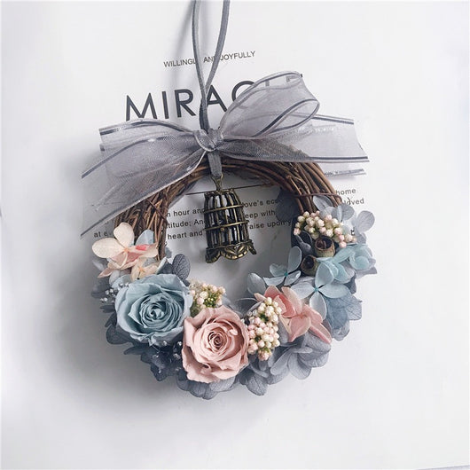 Kit DIY de Anillo con Flores Preservadas - Decoración para Salón y Auto - Image 10