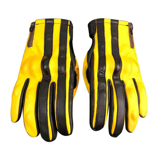 Guantes de Motocicleta con Protección de Cáscara de Piel de Oveja para Hombre - Image 13